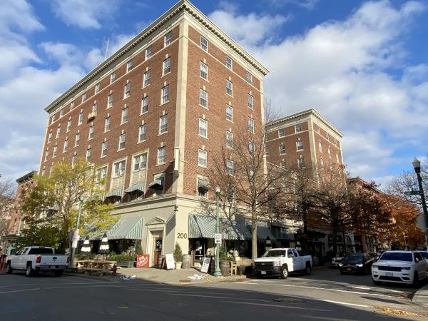 The Hendrick Hudson building at Monument Square