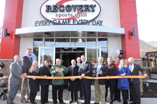 Recovery Sports Grill Ribbon Cutting