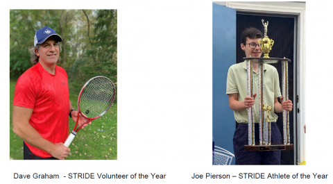 Dave Graham - STRIDE Volunteer of the Year | Joe Pierson – STRIDE Athlete of the Year