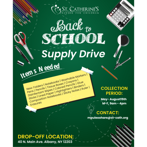 St. Catherine's Center for Children-Back to School Supply Drive