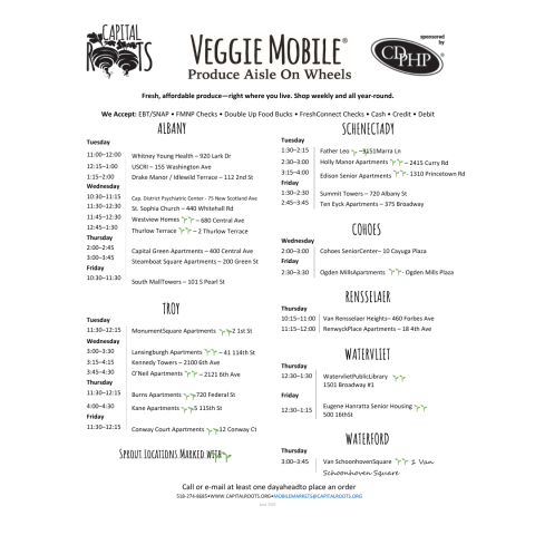 Capital Roots Food Access Programs
