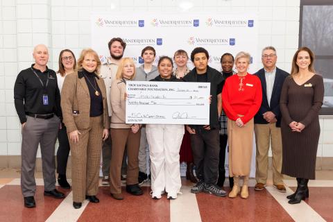 Troy Savings Bank Charitable Foundation Donates $20,000 to Vanderheyden Career Training Program for Special Needs Youth