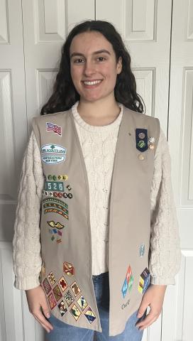 Photo of Carly courtesy of Girl Scouts of Northeastern NY