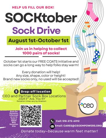 Socktober Sock Drive