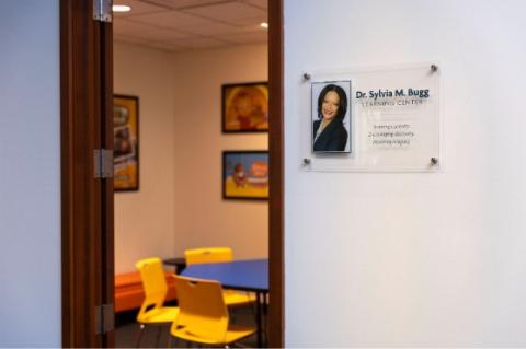 Pictured: The Dr. Sylvia M. Bugg Learning Center at WMHT Public Media